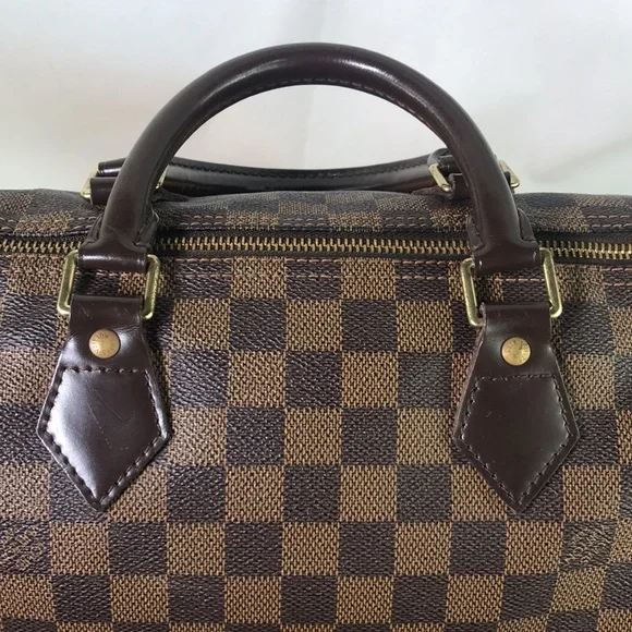Speedy 30 damier ebene Louis Vuitton - Picture 10 of 15